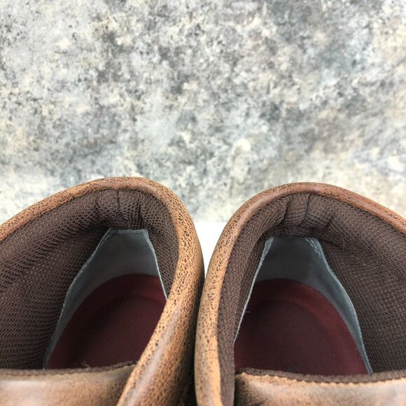 Twisted X Women's Size 9.5M Chukka Driving Moc Brown All Leather Ankle Boots - Picture 5 of 16